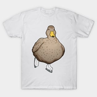 Duck Ice skating Ice skates T-Shirt